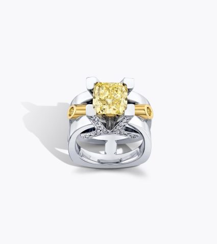 One Of The Custom Engagement Rings Designed By Cornelis Hollander